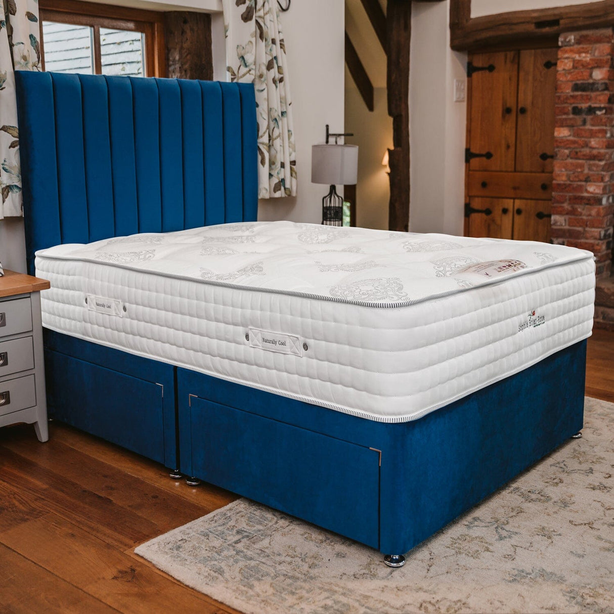 Sophia Briar-Rose Emilie 1000 Pocket Sprung Luxury Divan Bed Set Divan Bed Set Divan Base Direct