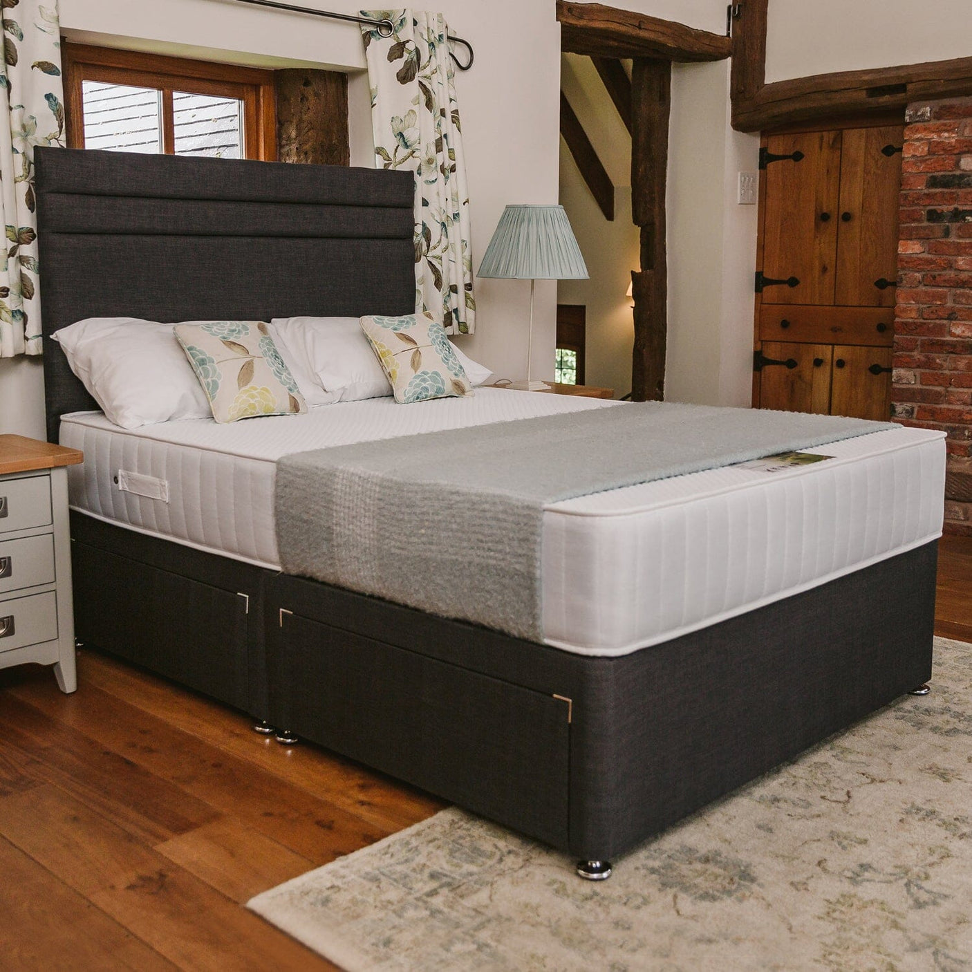 Windsor Extra Firm High Density Foam Supreme Divan Bed Set Divan Bed Set Divan Base Direct