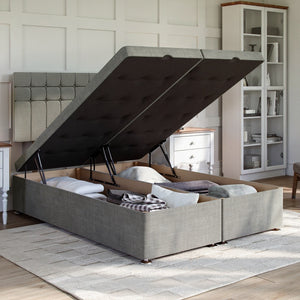 Amalfi Ottoman Bed Set with Strutted Headboard