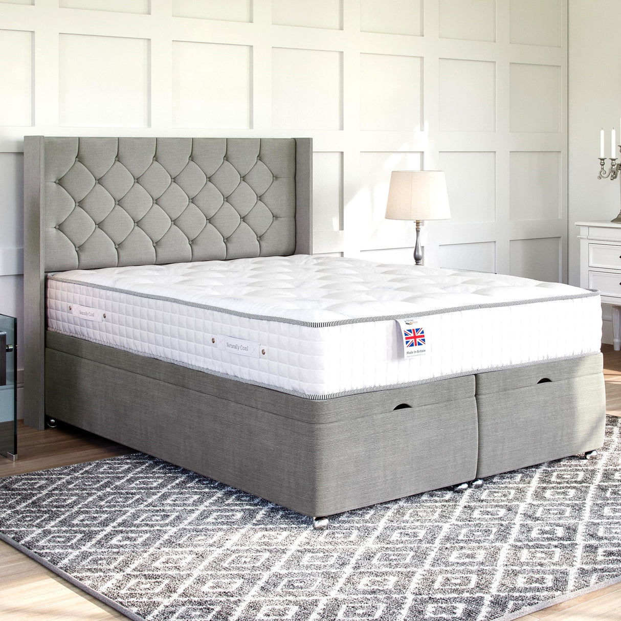 Artisan End Lift Ottoman Storage Divan Bed Base