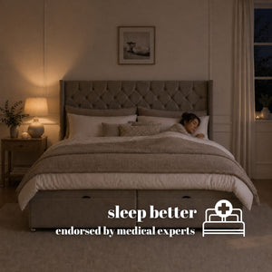 Artisan End Lift Ottoman Storage Divan Bed Base | Divan Base Direct