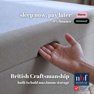 Artisan End Lift Ottoman Storage Divan Bed Base | Divan Base Direct