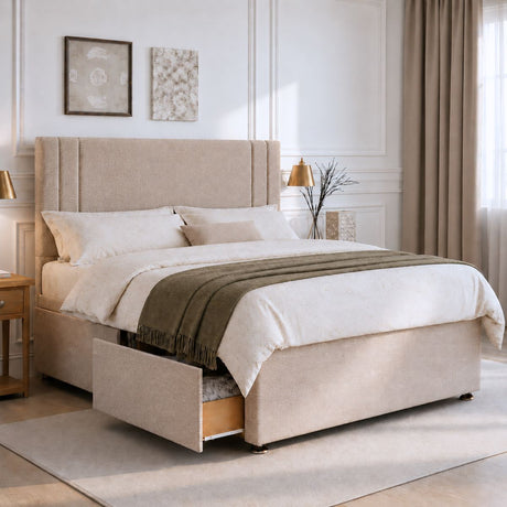 Artisan Essentials Platform Top Divan Bed Base Only | Divan Base Direct