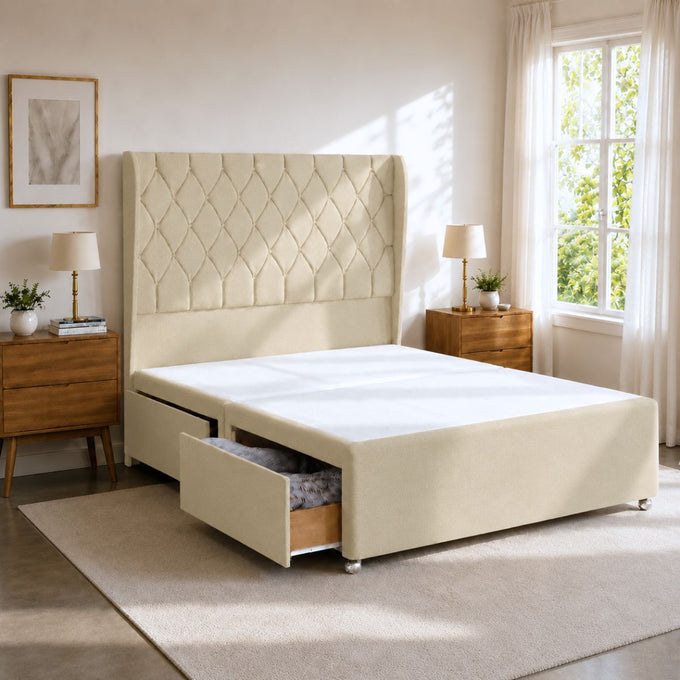 Artisan Luxury Platform Top Divan Bed Base Only | Divan Base Direct