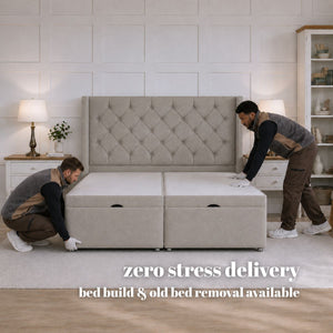 Artisan End Lift Ottoman Storage Divan Bed Base | Divan Base Direct