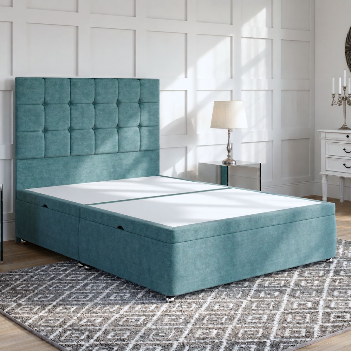 Artisan Side Lift Ottoman Storage Divan Bed Base | Divan Base Direct