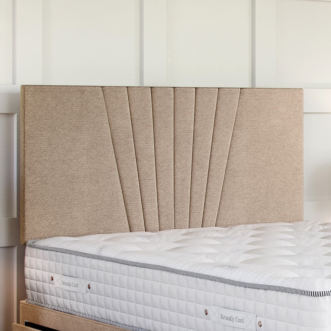 Bathwick Divan Bed Set with Strutted Headboard