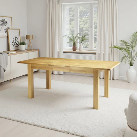 Bromley Extendable Solid Oak Dining Table CLEARANCE