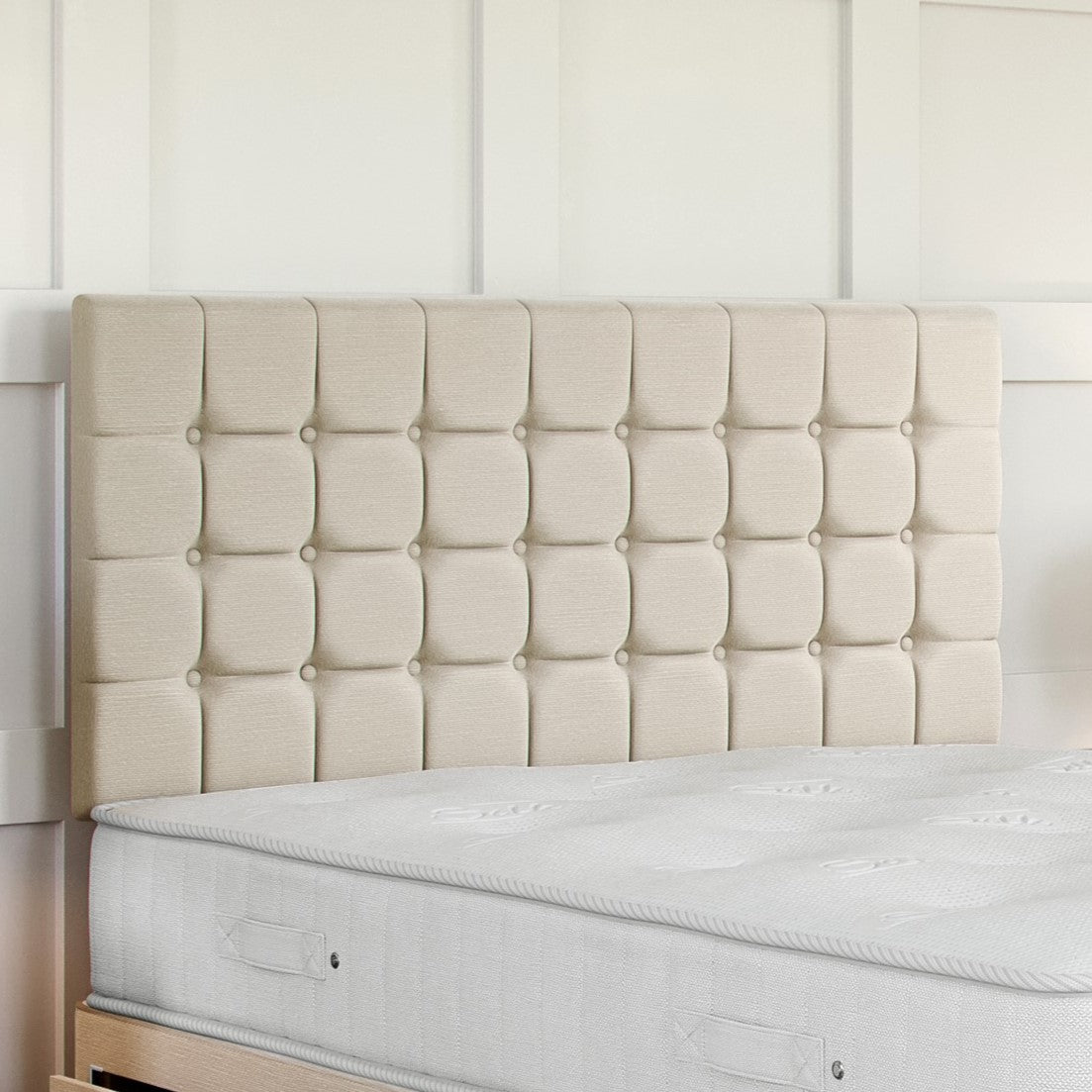 County Strutted Upholstered Headboard