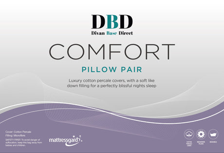 Luxury Comfort Pillow Pair