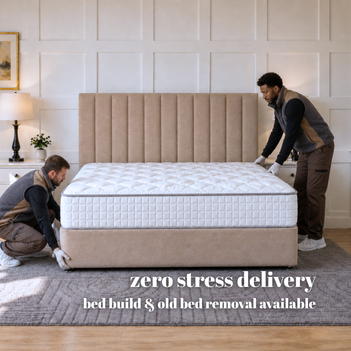 Grandeur Platform Top Divan Bed Base Only | Divan Base Direct