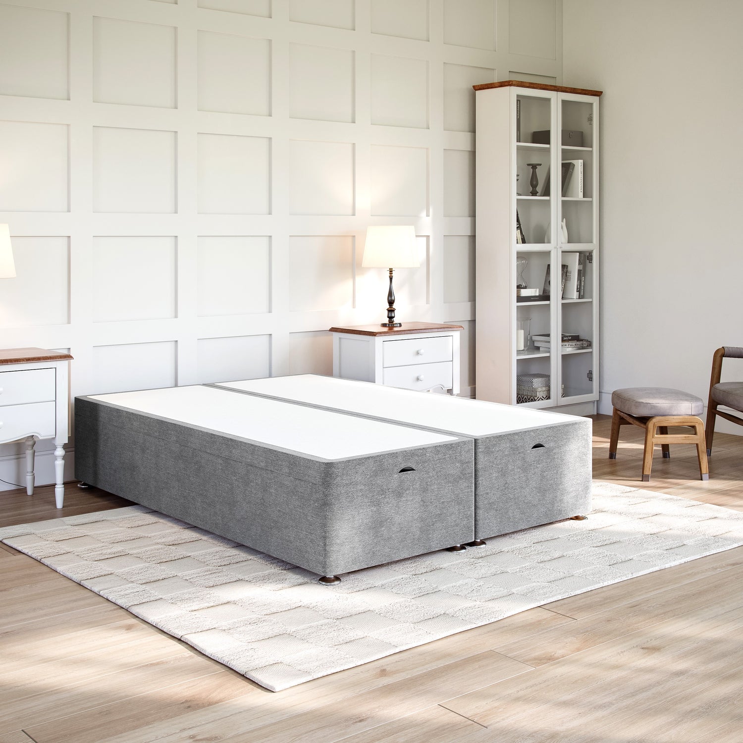 Signature Ottoman Storage End Lift Divan Bed Base | Divan Base Direct