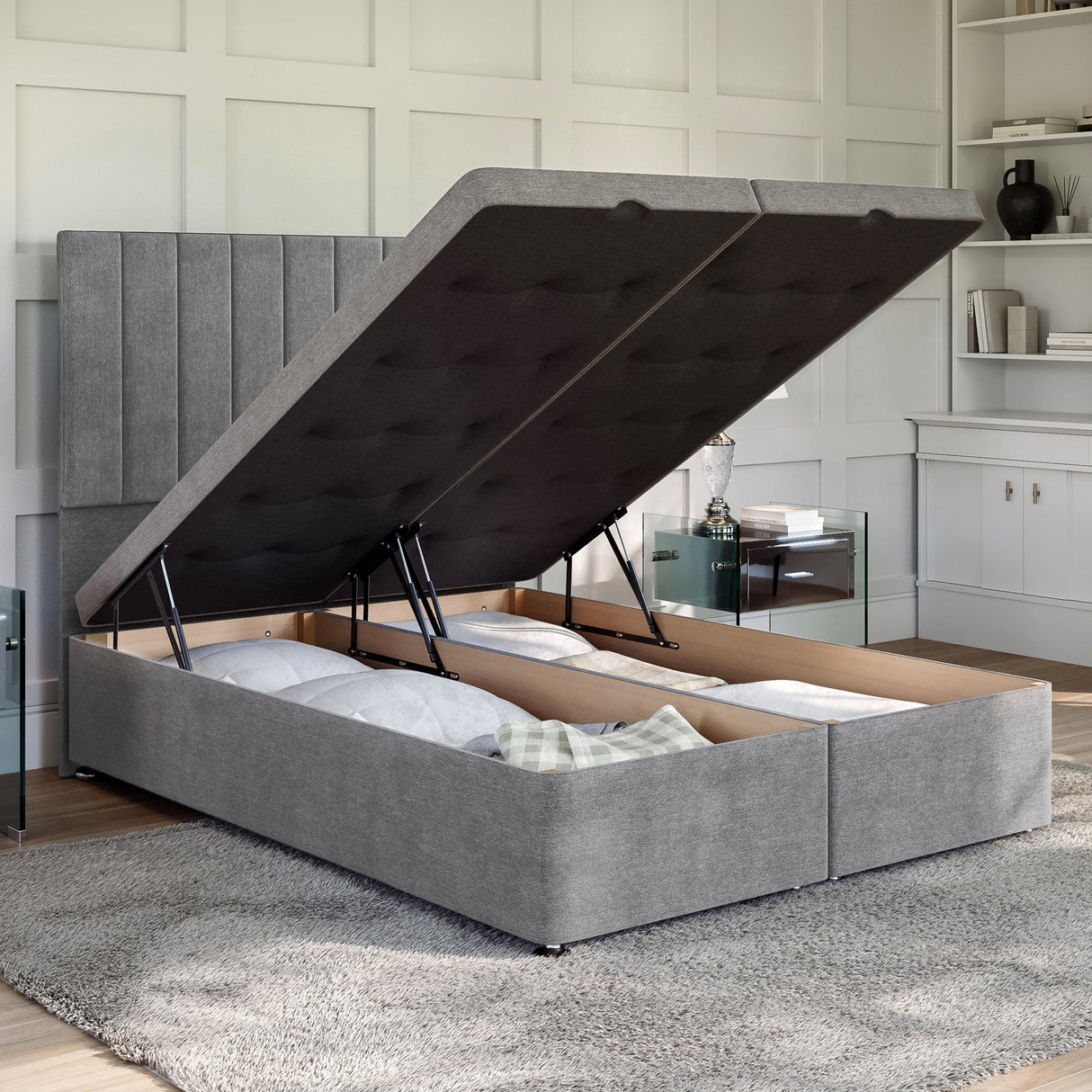 Signature Ottoman Storage End Lift Divan Bed Base