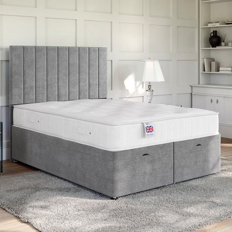 Florence Ottoman Bed Set with Floor Standing Headboard