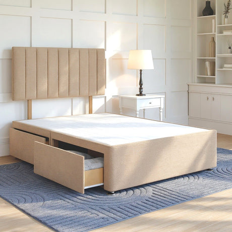Florence Divan Bed Set with Strutted Headboard