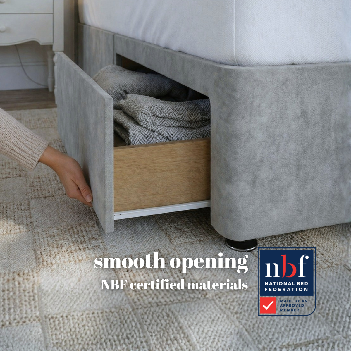 Grandeur Platform Top Divan Bed Base Only | Divan Base Direct