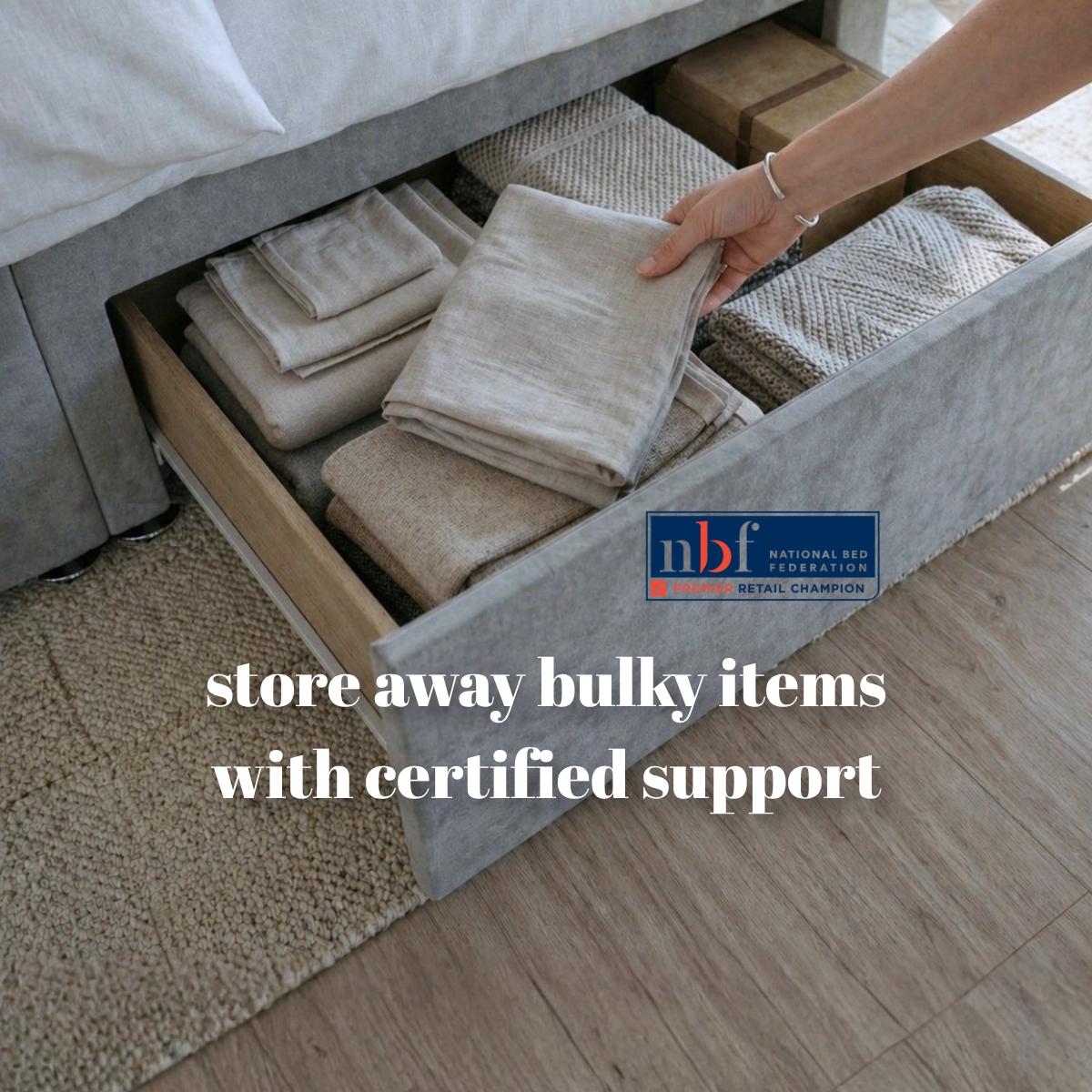 Grandeur Platform Top Divan Bed Base Only | Divan Base Direct