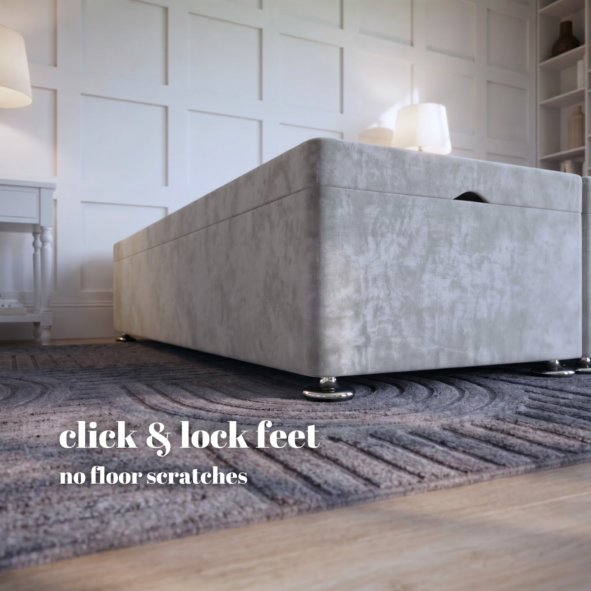 Grandeur Luxury End Lift Ottoman Divan Bed Base | Divan Base Direct