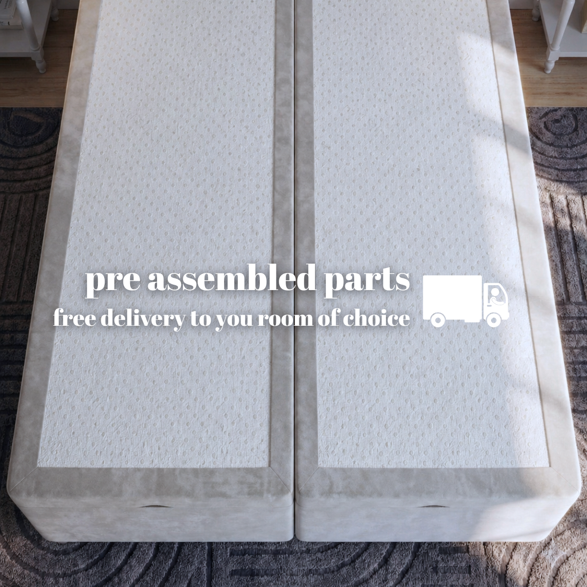 Grandeur Luxury End Lift Ottoman Divan Bed Base | Divan Base Direct