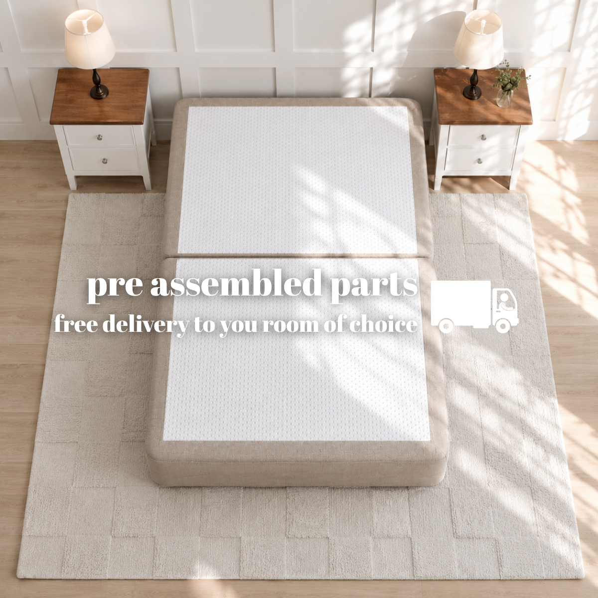 Grandeur Luxury Side Lift Ottoman Divan Bed Base
