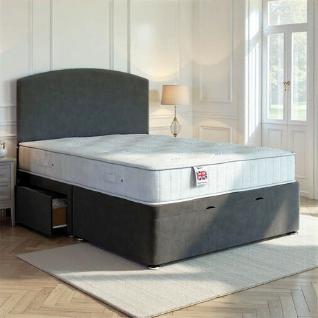 Half End Lift Ottoman Divan Bed Base