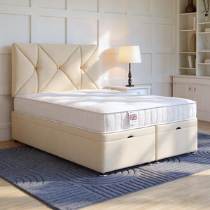 Hampton Ottoman Bed Set with Strutted Headboard