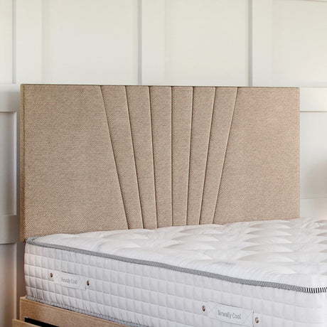 Hillgrove Strutted Headboard Naples Blue - 6ft Super King CLEARANCE