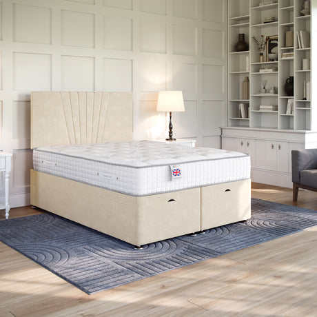 Highgrove Ottoman Bed Set with Strutted Headboard