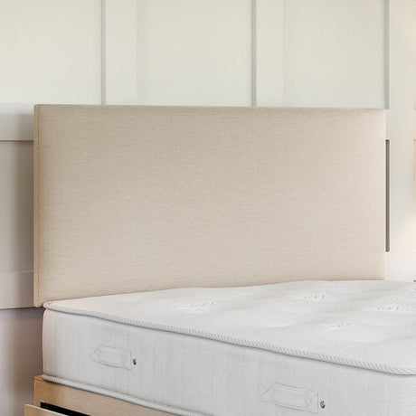 Livorno Strutted Headboard Naples Cream - 5ft King Size CLEARANCE