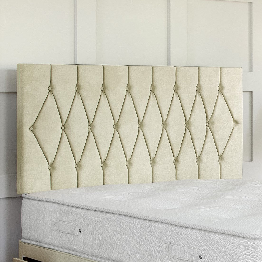 Matera Divan Bed Set with Strutted Headboard