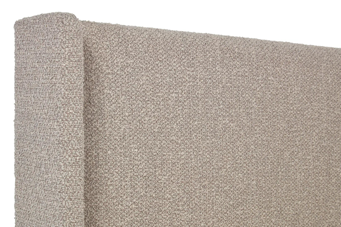 Livorno Bed Frame With Winged Headboard Trebla Stone - 6ft Super King CLEARANCE