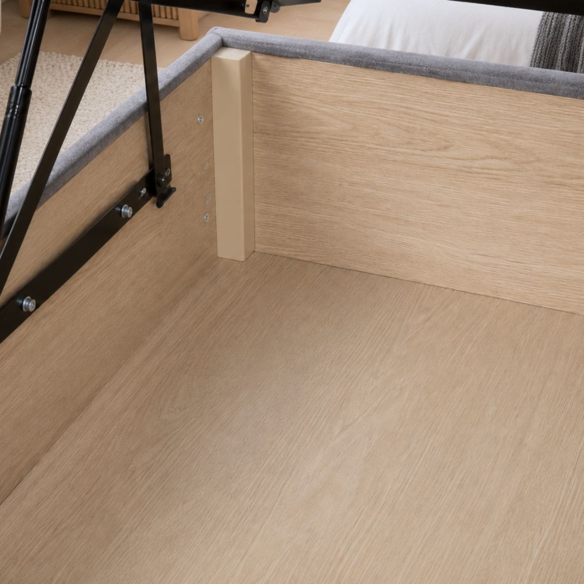 Artisan End Lift Ottoman Storage Divan Bed Base | Divan Base Direct