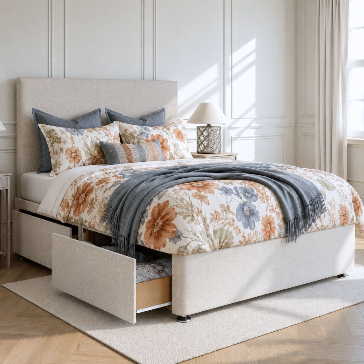 Grandeur Reinforced Platform Top Divan Bed Base Only | Divan Base Direct