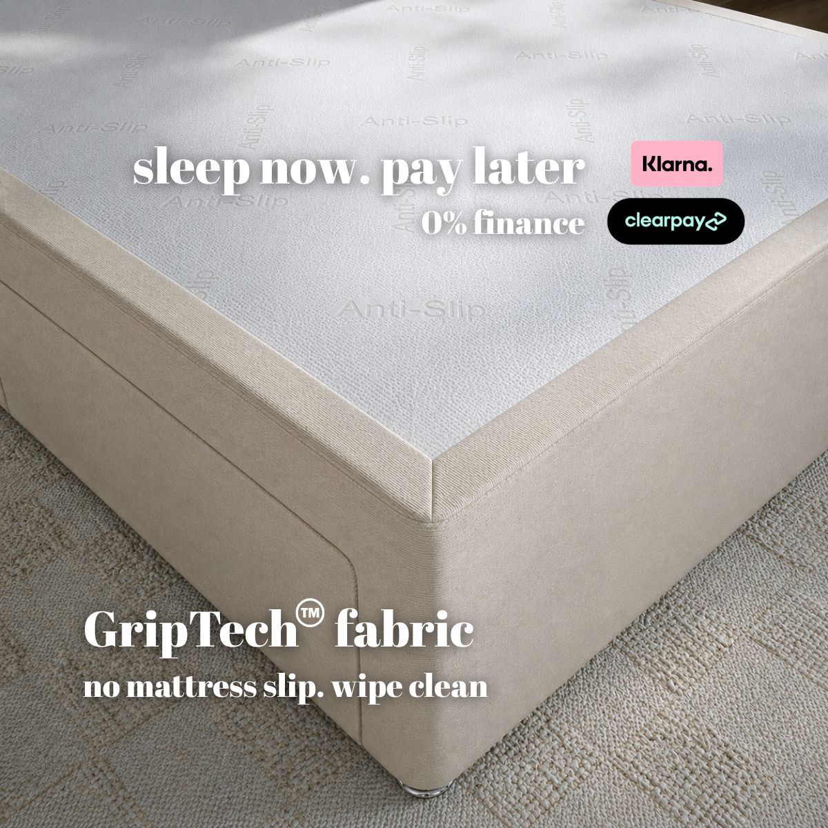 Grandeur Reinforced Platform Top Divan Bed Base Only | Divan Base Direct