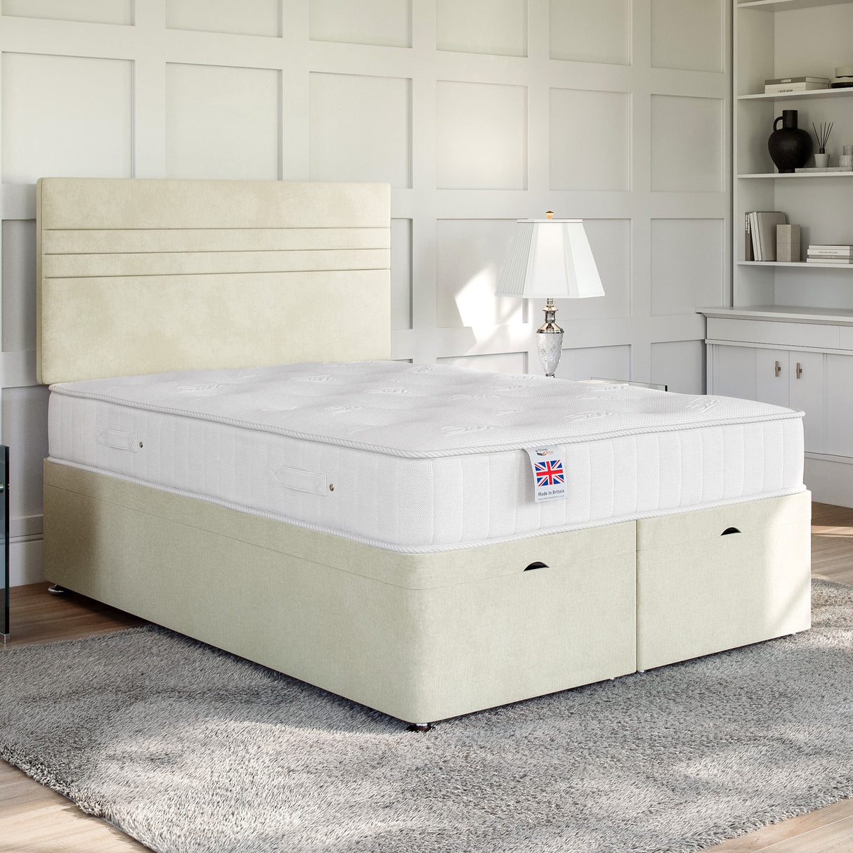 Richmond Ottoman Bed Set with Strutted Headboard