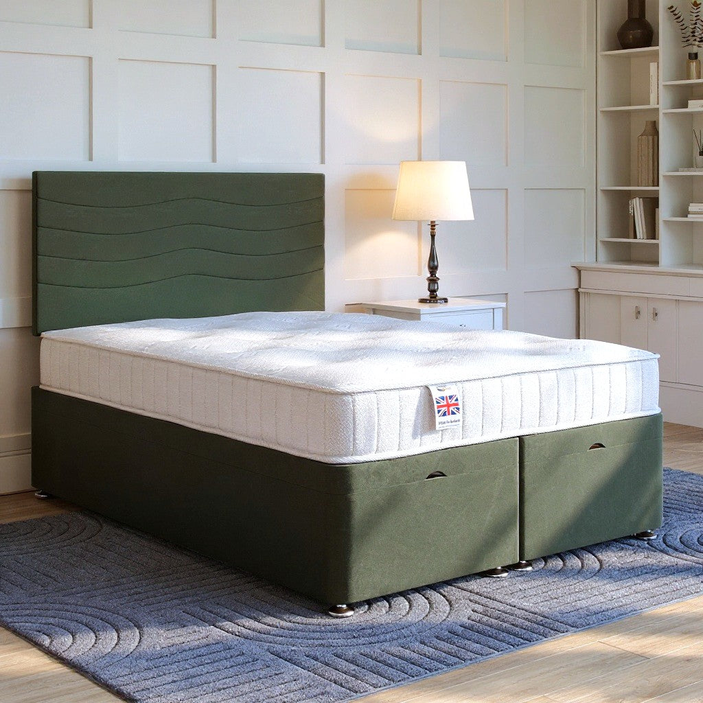 Sandringham Ottoman Bed Set with Strutted Headboard