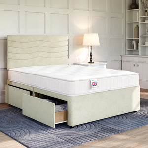 Sandringham Divan Bed Set with Strutted Headboard