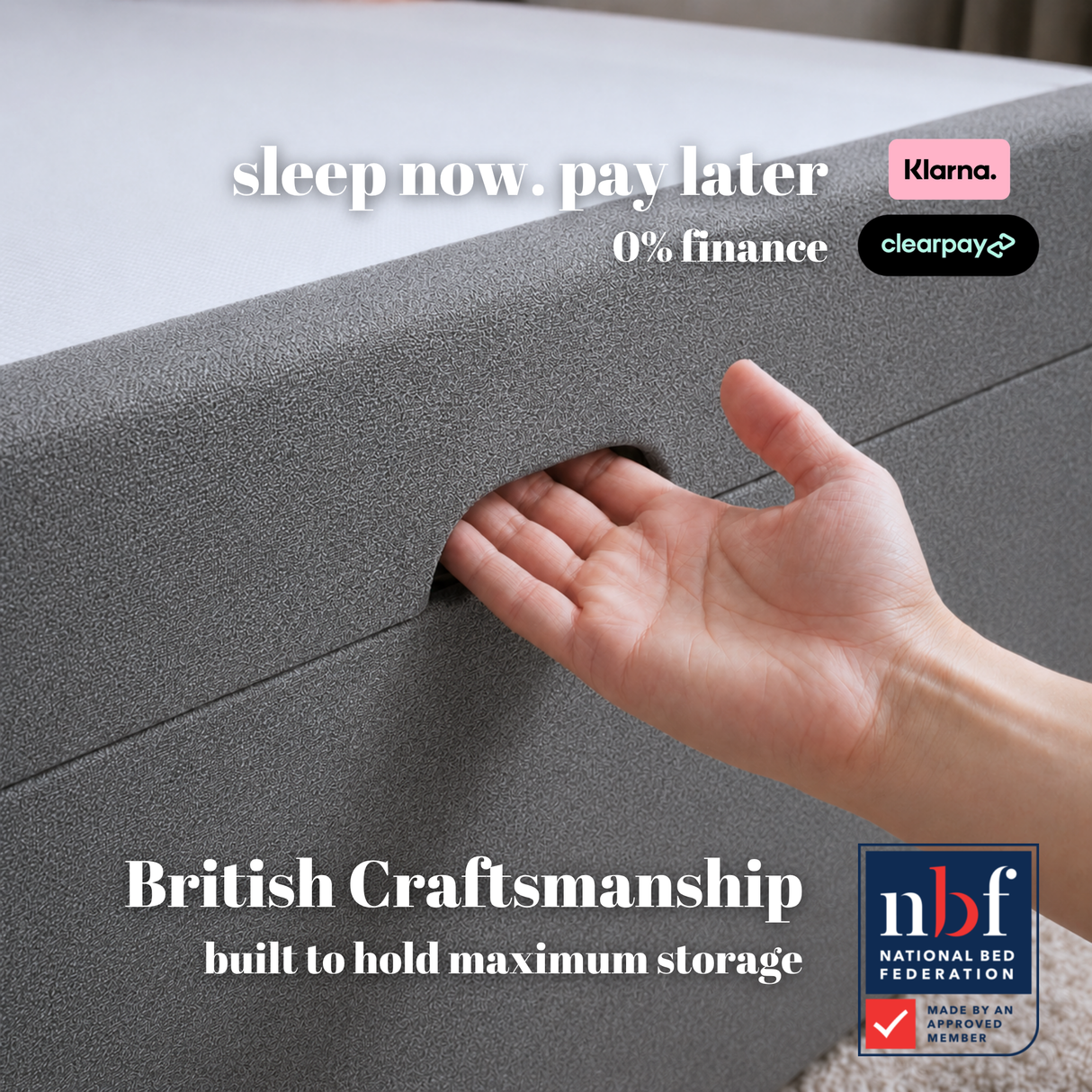 Signature Ottoman Storage End Lift Divan Bed Base