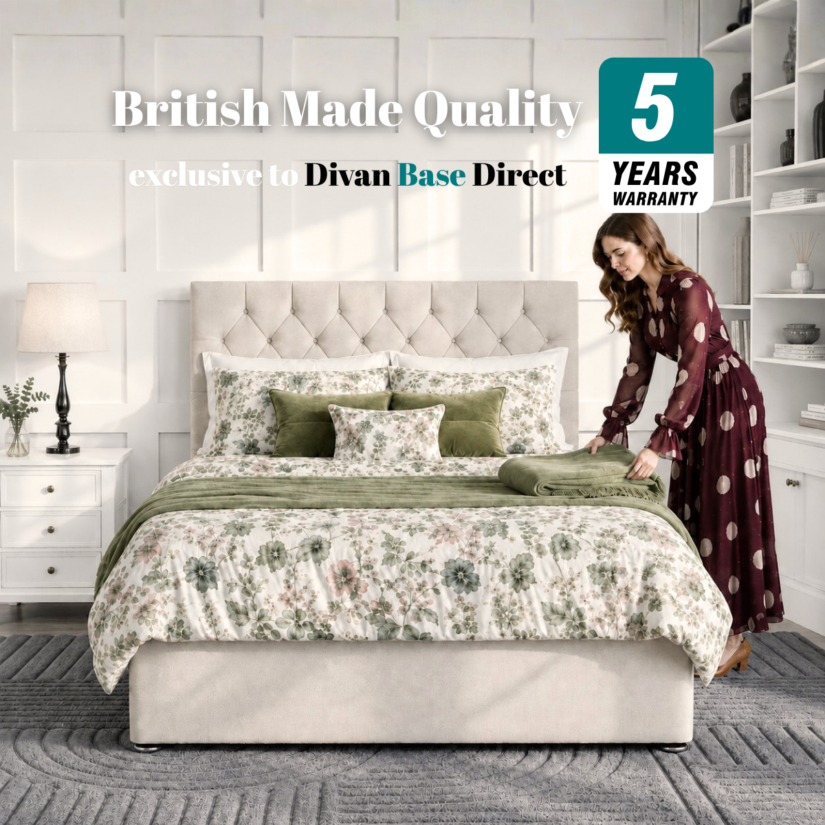 Signature Ottoman Storage Side Lift Divan Bed Base