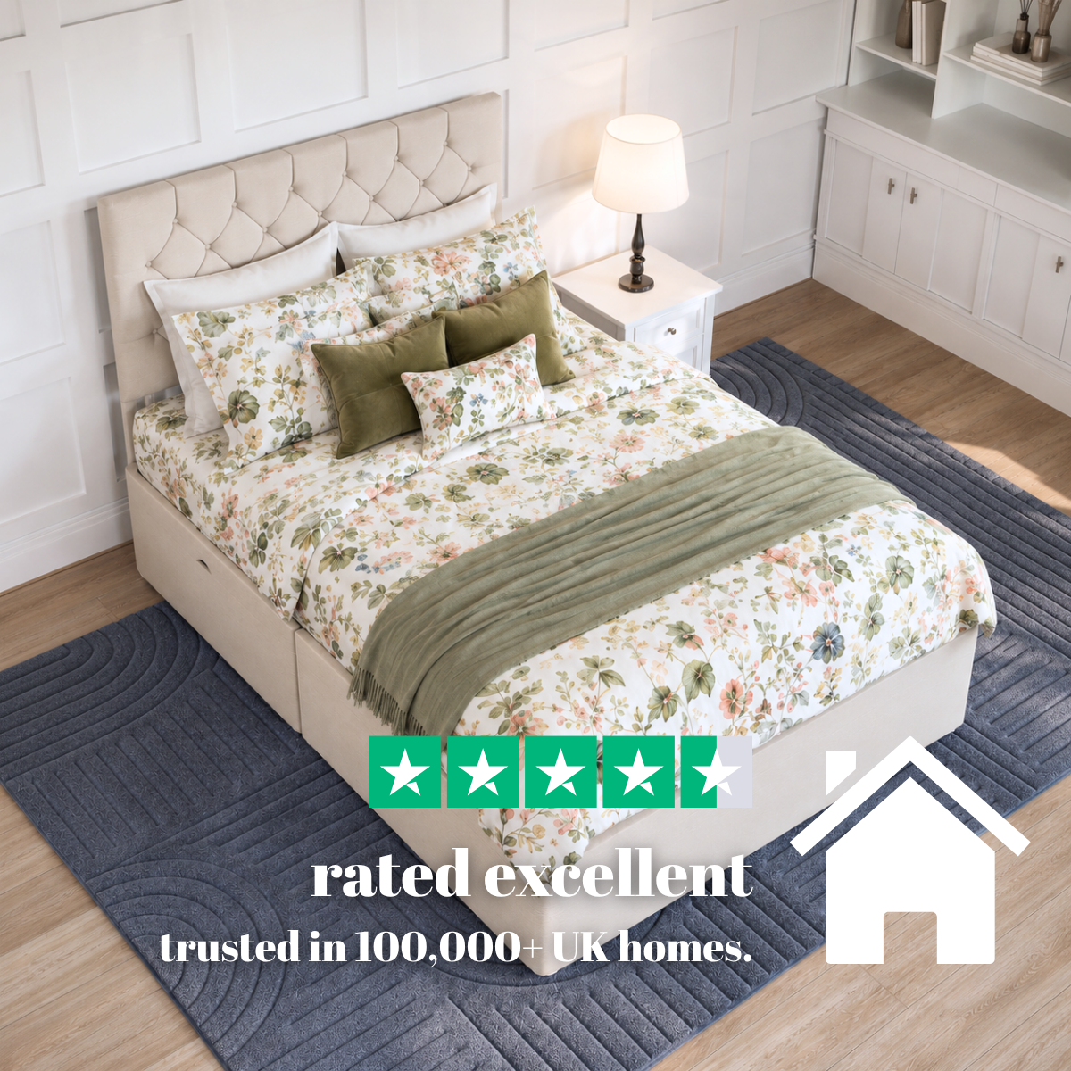 Signature Ottoman Storage Side Lift Divan Bed Base