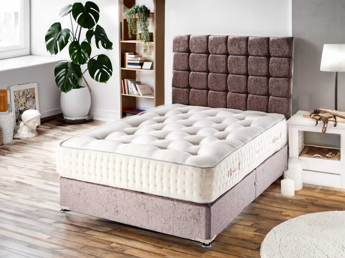 Sophia Briar-Rose La Femme Menopause 1000 Pocket Sprung Natural Hotel Divan Bed Set