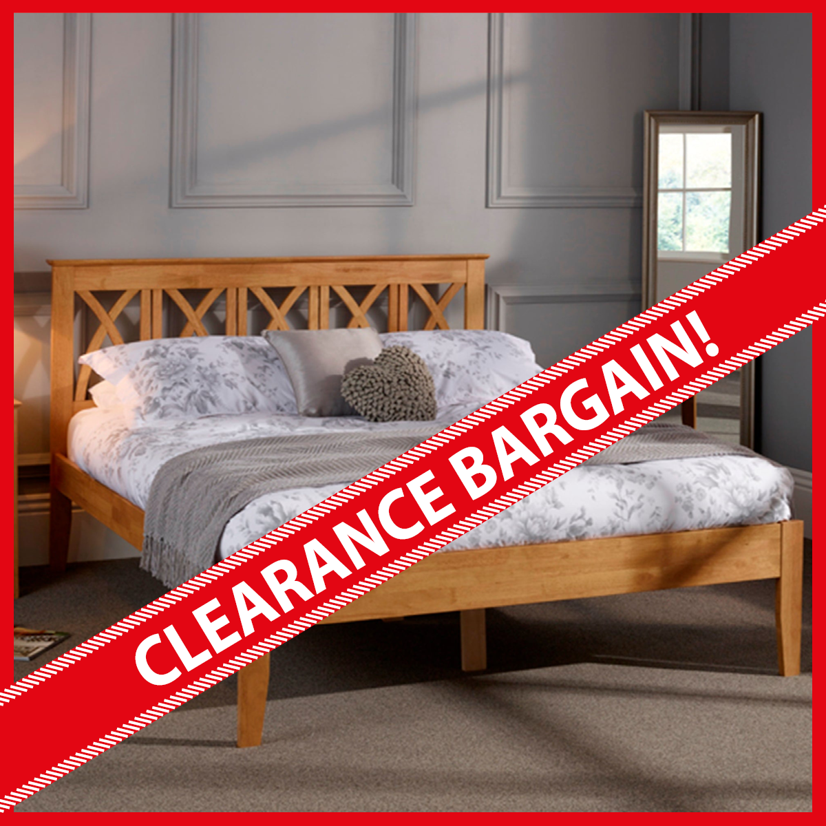 Clearance online bed frames