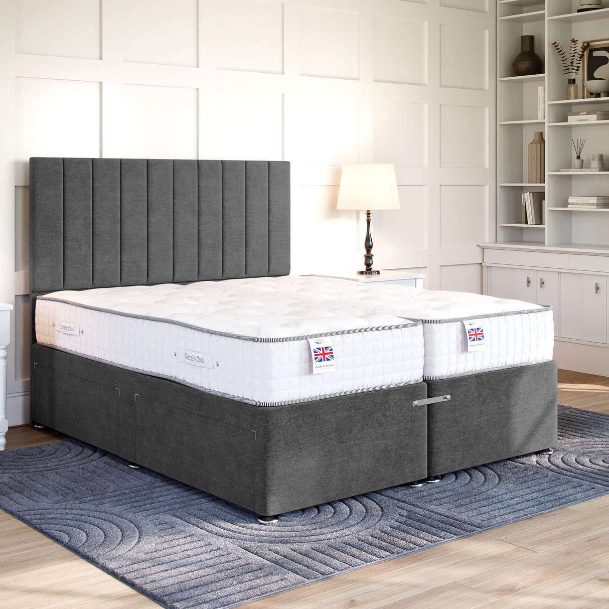 Zip and Link Platform Top Divan Bed Base Only