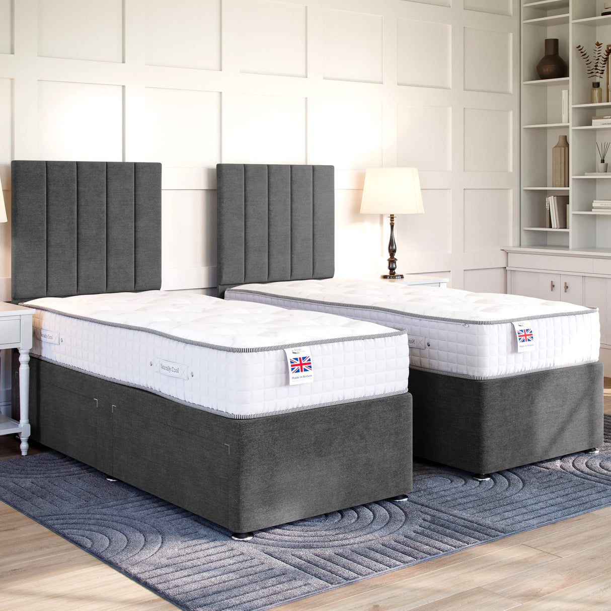 Zip and Link Platform Top Divan Bed Base Only