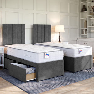 Zip and Link Platform Top Divan Bed Base Only