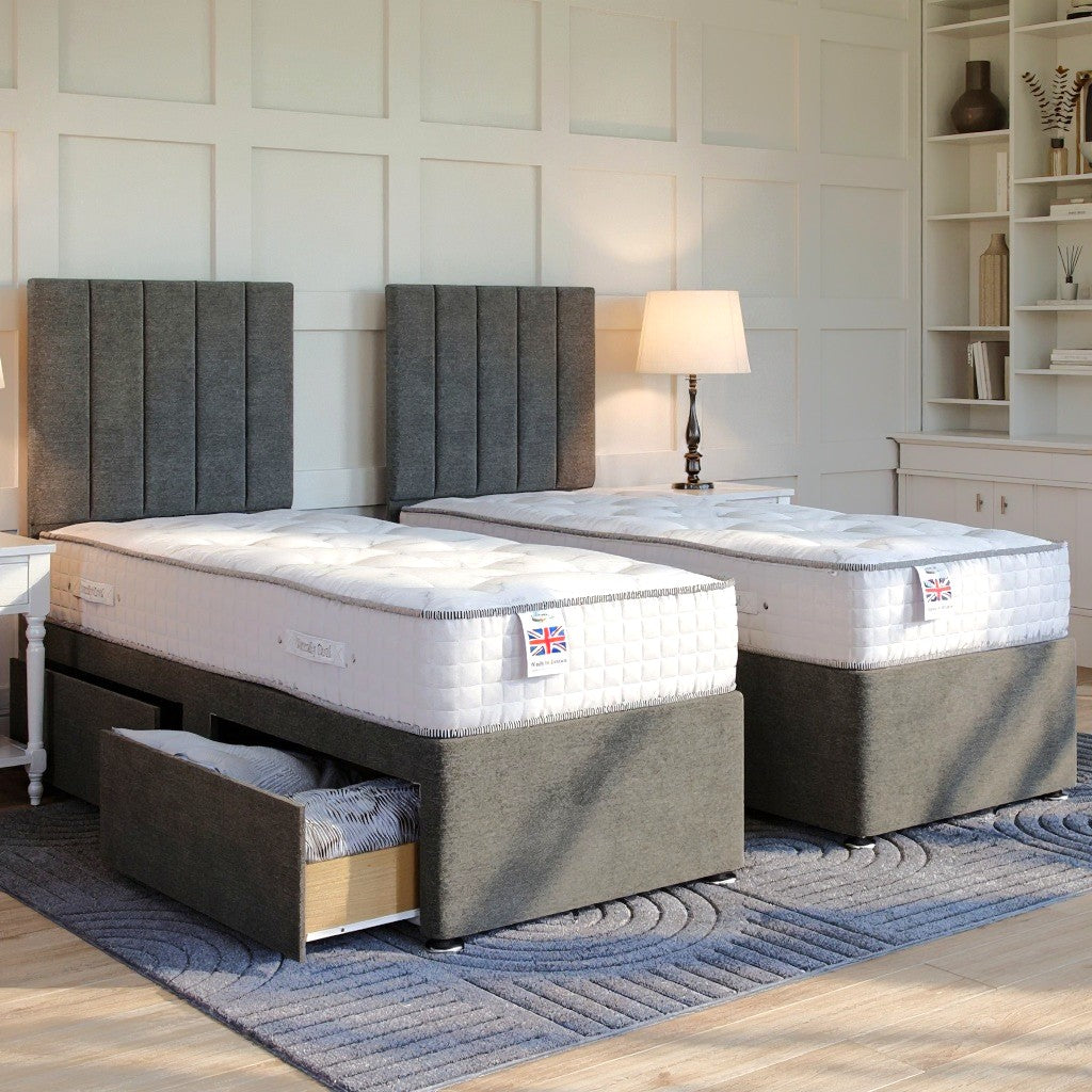 Zip and Link Platform Top Divan Bed Base Only