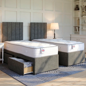 Zip and Link Platform Top Divan Bed Base Only