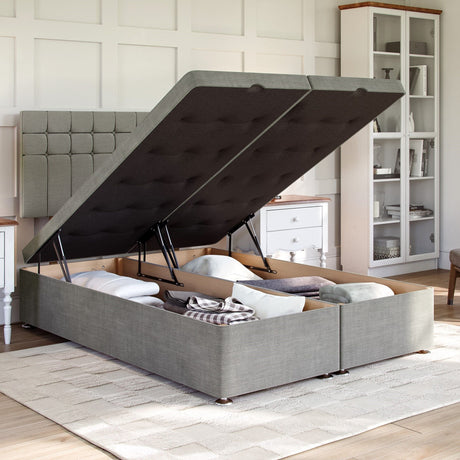 Amalfi Ottoman Bed Set with Strutted Headboard Ottoman Bed Set Divan Base Direct 