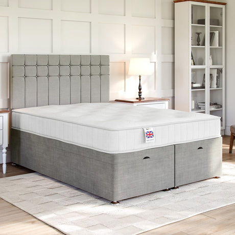 Amalfi Ottoman Bed Set with Strutted Headboard Ottoman Bed Set Divan Base Direct 
