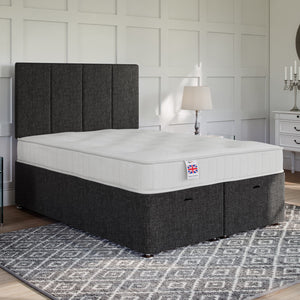 Arezzo Ottoman Bed Set with Strutted Headboard Ottoman Bed Set Divan Base Direct 